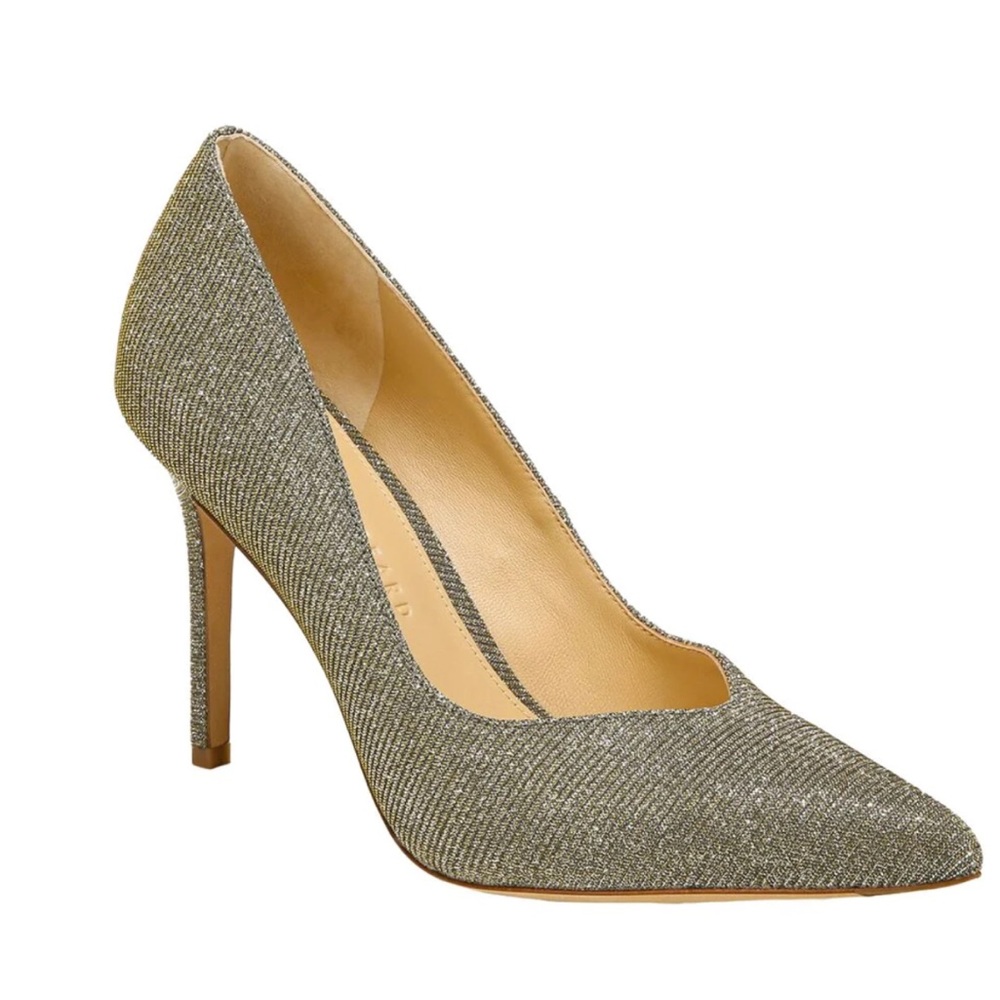 Veronica‎ Beard NEW Nathalia Lurex Metallic Pump Heels Size 10 - Picture 3 of 16